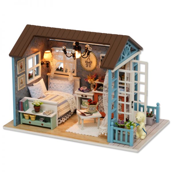 Handmade Miniatures Diy Doll House Furniture Wooden Toys for Children Grownups