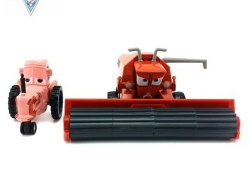 Disney Pixar Metal Diecast Car Toy Frank And Tractor Combine Harvester Bulldozer Modle Lightning Mcqueen For Children