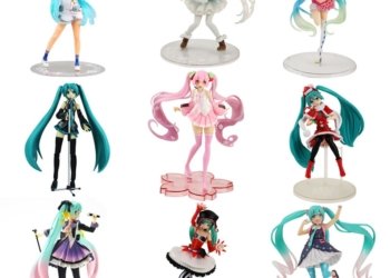 Anime Pink Hatsune Miku Sakura Action Figures Miku Speelgoed Girls PVC Model Toys