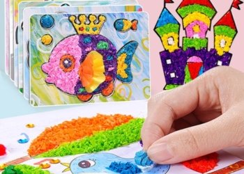 8Pcs/Set DIY Cartoon Paper Crafts Educational Handmade Handicraft Funny Arts And Craft Toys