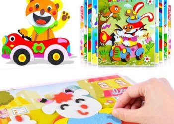 10/5Pcs 3D EVA Foam Sticker Puzzle Game DIY Cartoon Animal Learning Education Multi-patterns Styles GYH Toys