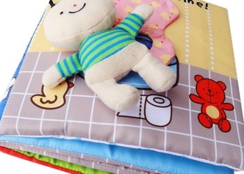 Baby Book Soft Cloth Newborn Early Learning Develop Cognize Reading Puzzle Toys