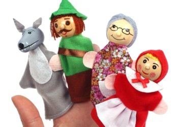 Baby Tell Story Finger Puppets Three Pigs Mermaid Castle Princess Cartoon Theater Role Play Educational Toys