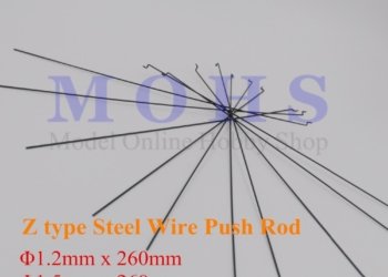 10/20pcs Z type D1mm D1.2mm D1.5mm push rod steel wire push pull rod for rc airplane connecting rod