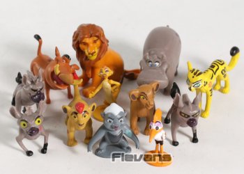 Catoon Movie The Lion King Simba Mufasa Pumbaa Timon Mini PVC Toys