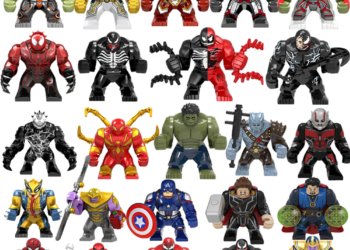 Disney Hulk Doctor Strange Avengers Anime Figure Wolverine Heroes Building Toys For Kids