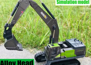 1:50 Simulation Alloy Head Diecasts Excavator Crane Model Truck Diggers Toy