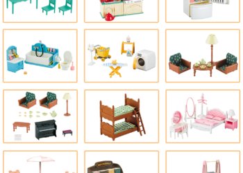 Doll Forest Family Montessori Kitchen Miniature Doll House 1/12 Furniture Toys