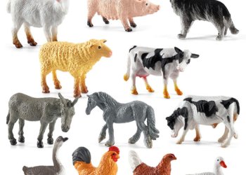 12pcs Realistic Simulated Poultry Action Toys Model Figures and Animals