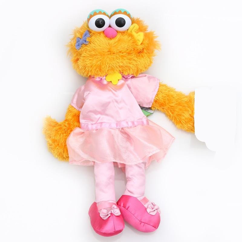 Sesame Street Hand Puppet Show Large Puppet Elmo Cartoon Soft Plush Doll Birthday Christmas Party Show For Children Kids Gifts