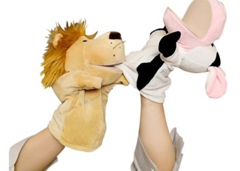 Animals Hand Finger Puppets Plush Doll Educational Stuffed Toys