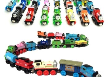 Thomas and Friends Wooden Pocket Train Model Molley Gold Push and Pull Toys