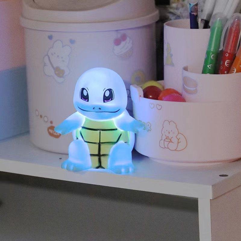 Pokemon Pikachu Night Light TAKARA TOMY Cute Anime Soft Light Bedroom Bedside LED Light Room Decoration Children's Toy Gift