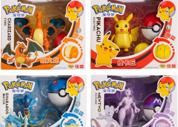 Pokemon Figures Deformation Anime Pikachu Charizard Greninja Pokeball Robot Toys For Kids