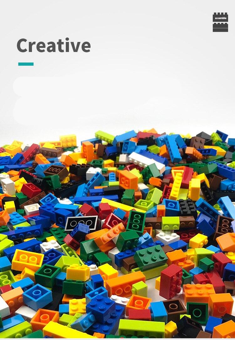 250-3000g Building Blocks DIYCreative Bricks Compatible Inglys Classic Bricks Bulk Base Plate Educational Toy For Children