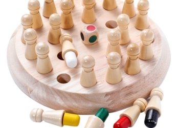 Wooden Color Matching Game