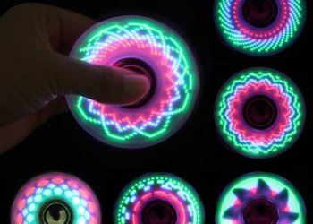 Colorful Glowing LED Fidget Spinner