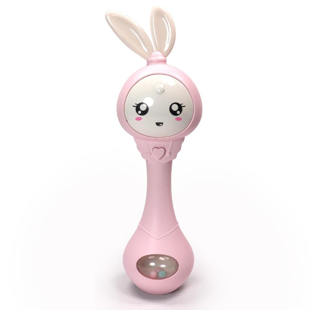 Baby's Music Teether Bunny Rattle Toy with Cool Toys For Kids
